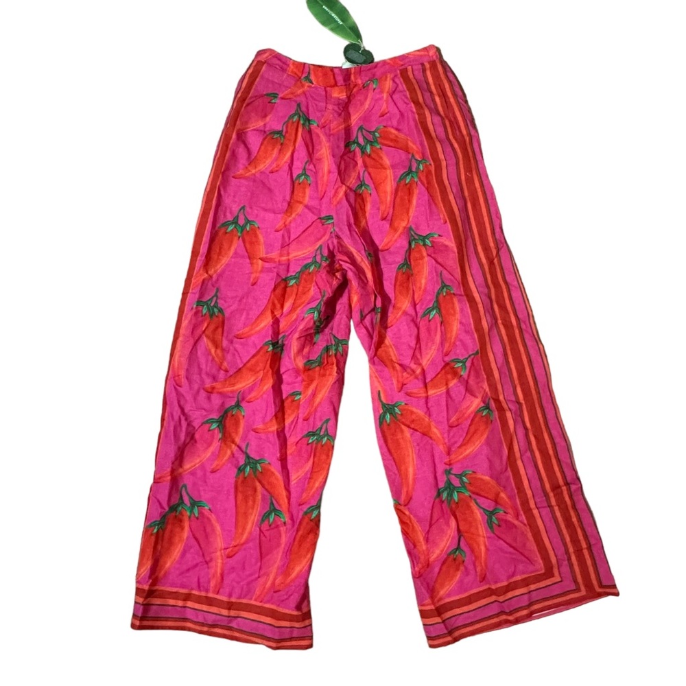 Farm Rio Red Pepper Pants NWT Size Large